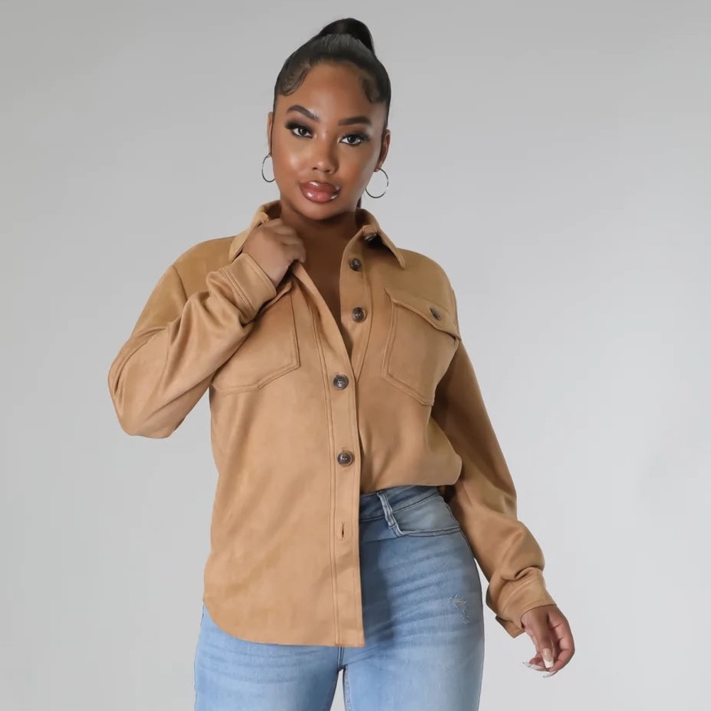 ✨NWT✨ Fall Button Down Shacket - Picture 3 of 4